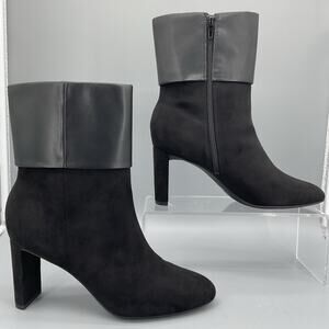 NEW Alfani Women’s Ajojo Mixed Media Booties Black Size 8.5M